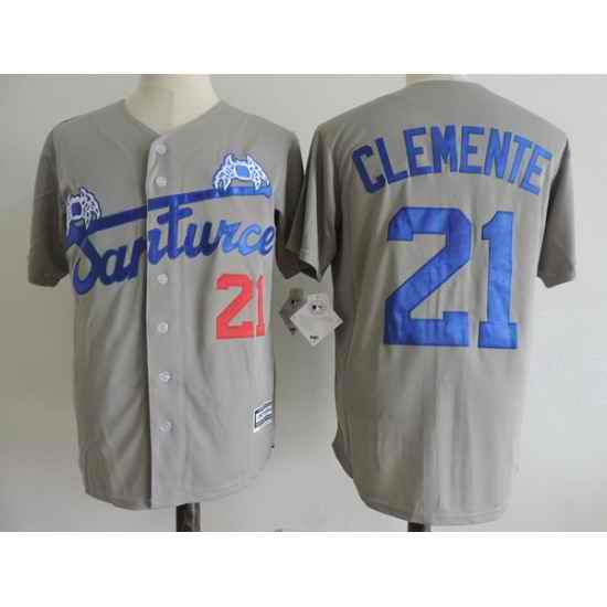 NCAA Film Jersey Clement 21 Grey Stitched Jersey